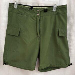 H&M L.O.G.G women’s cargo shorts/medium/ adjustable poles on the legs and waist